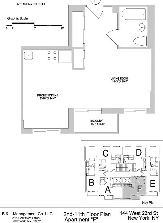 1st image of 144 W 23rd St APT 5F