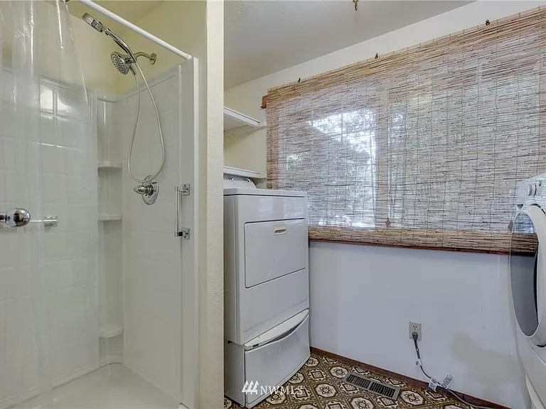 Laundry room and main floor shower