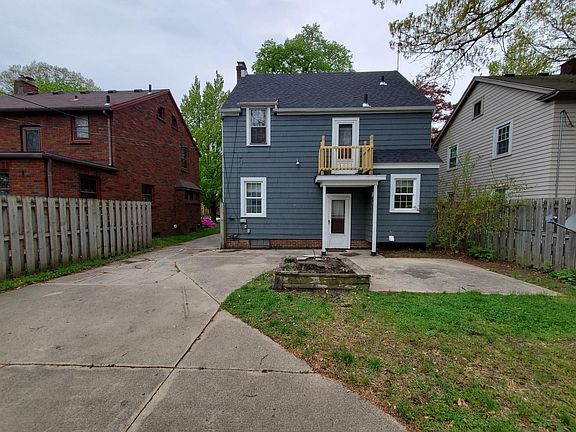 Rear of home