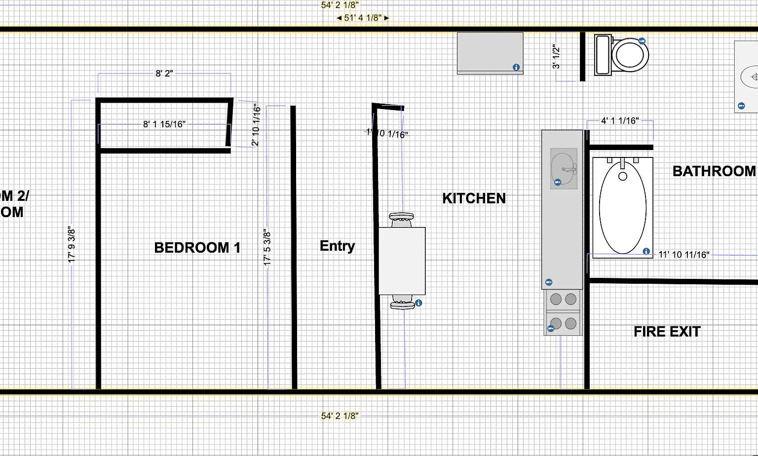 1 bed, 1000 sqft, $1,100 — Photo 2