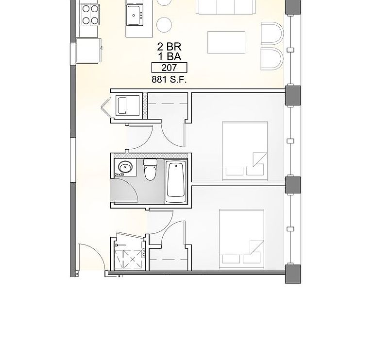 1st image of 306 S 24th St #623