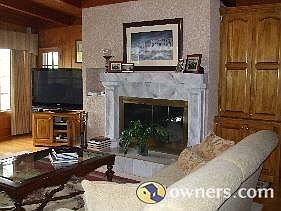 Great Room with LARGE windows offering terrific view of lake!