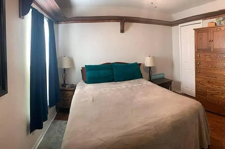 Bedroom with closet