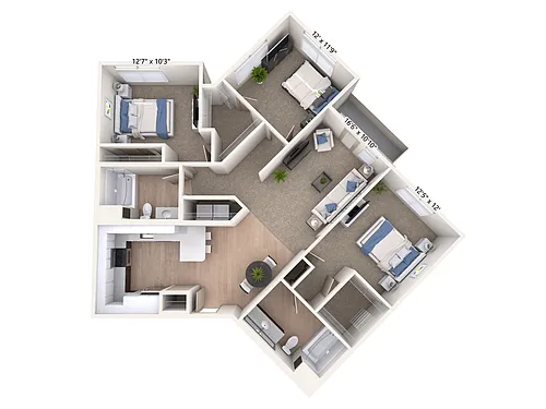 Floor plan C3-A-Two