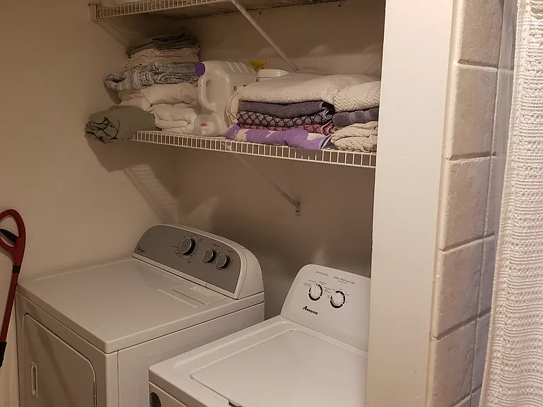 In unit washer and dryer