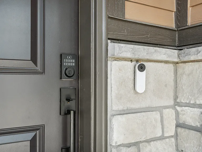 front door keyless entry and security camera