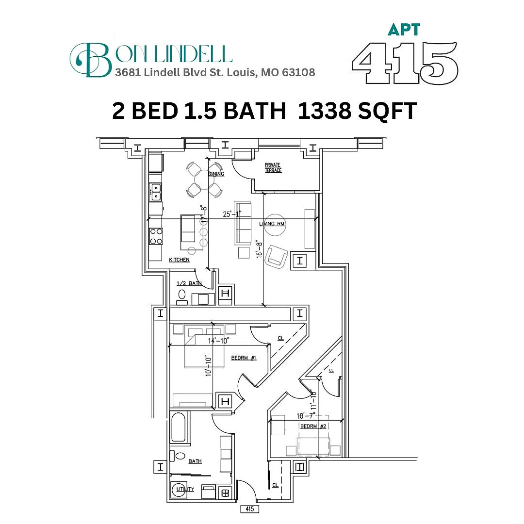 Floor plan 415