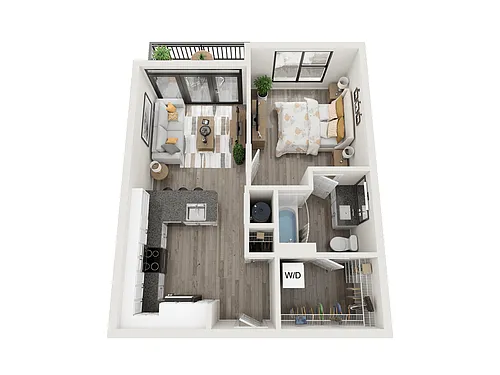 Floor plan P1 A1