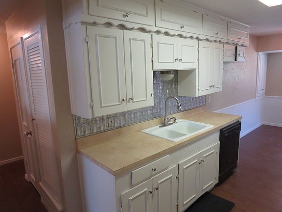 Pressed tin backsplash.