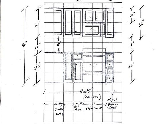 New kitchen back wall design