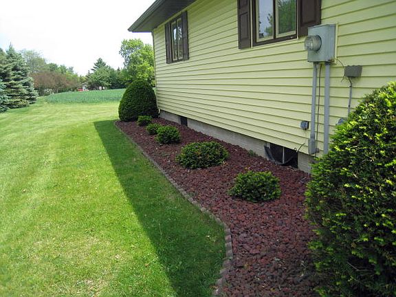 North side of home