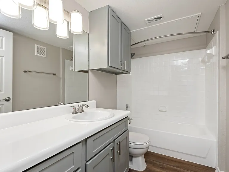 Stunning Bathroom with New Cabinetry