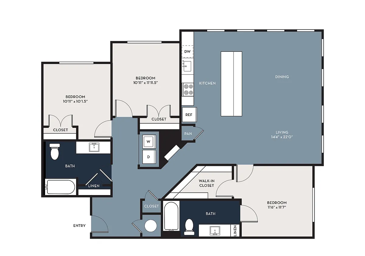 Floor plan C1 HC