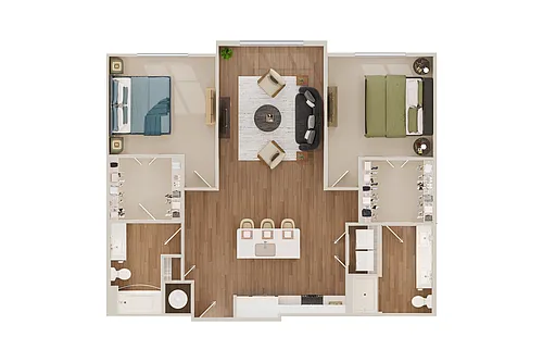 Floor plan 2C-B