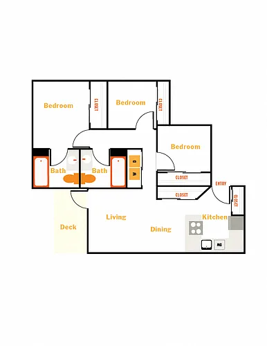 Floor plan 3X2 - D2