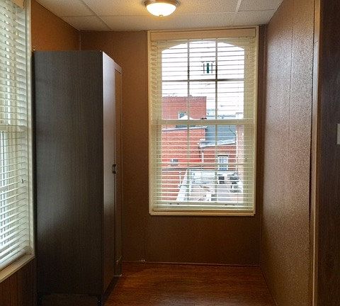 Corner of Bedroom with view of Court House