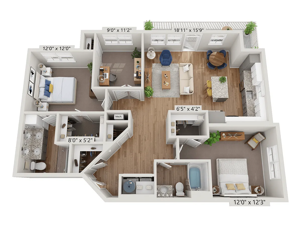 Floor plan B4 - Amethyst