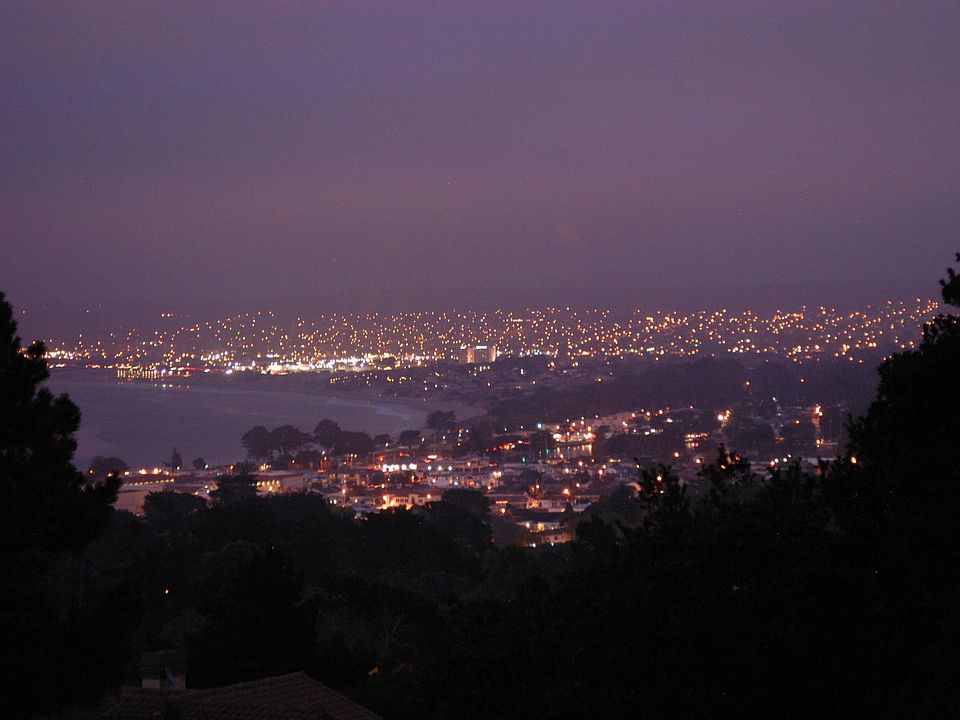 Night view of Monterey