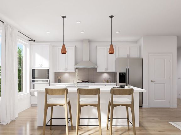 Sunlit spacious kitchen