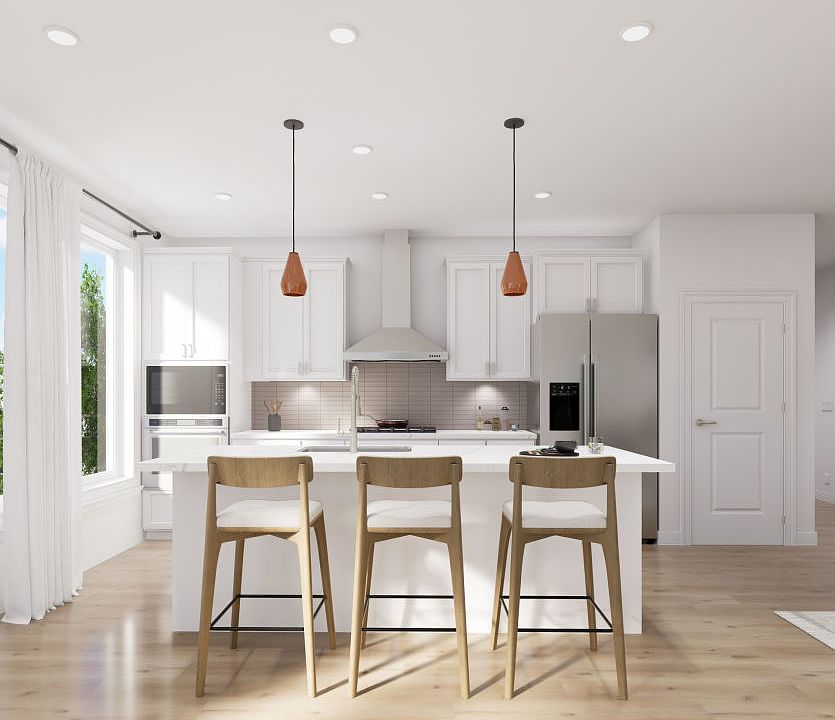 Sunlit spacious kitchen