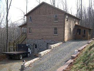 The home features an oversized one car garage.