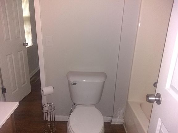 Remodeled bathroom is clean and nice