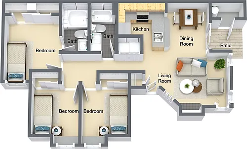 Floor plan Samoa