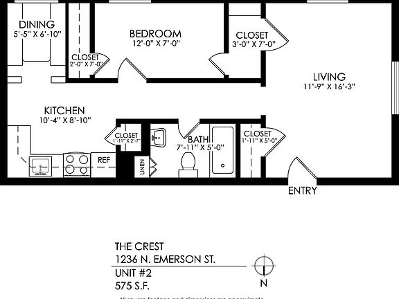 4th image of 1236 N Emerson St APT 10