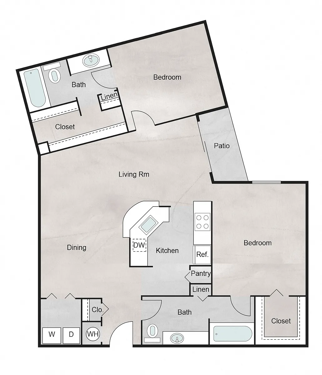 Floor plan Westbury (Plan O)