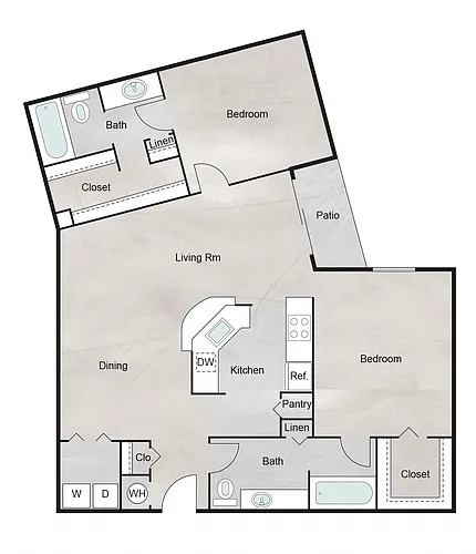 Floor plan Westbury (Plan O)