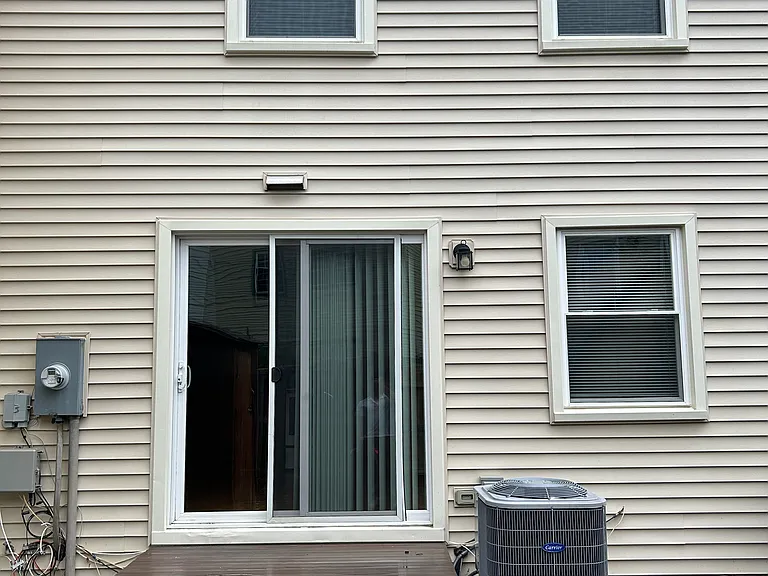 Patio door (directly from kitchen)