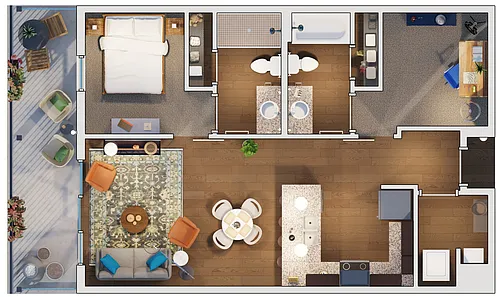 Floor plan B8