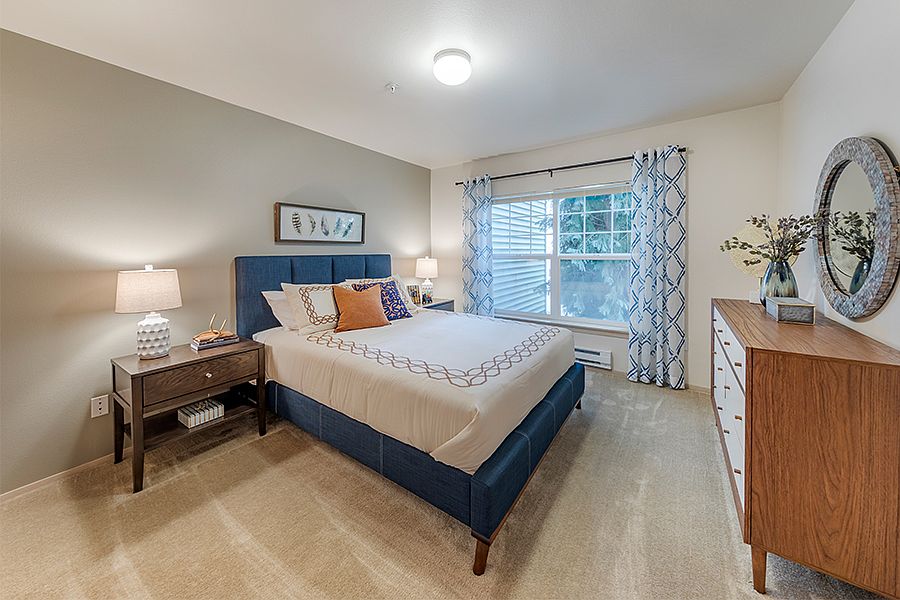 Large walk-in closets available