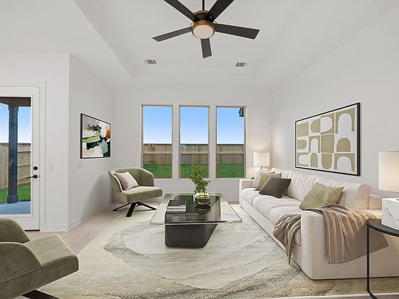 Virtually Staged Gathering Room