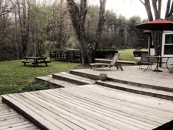 Large back deck