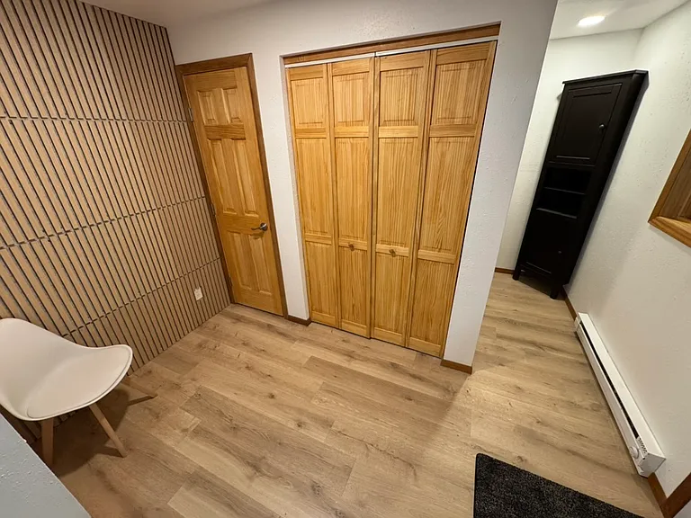 Entry area with extra closet space!
