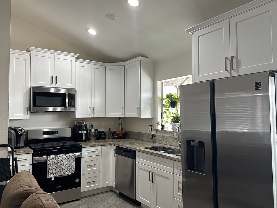 Very spacious updated kitchen. Appliances are included.