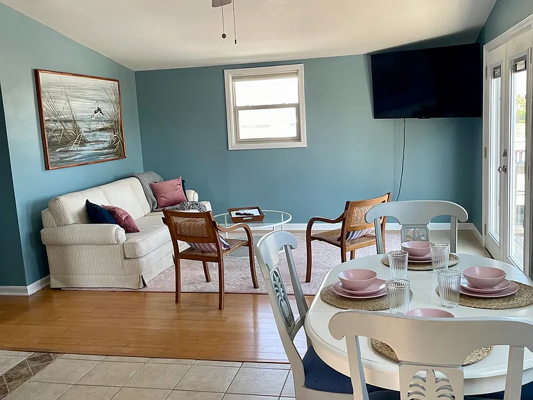 Dining and living space