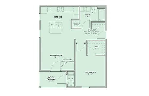 Floor plan Alpine (Barrier-Free)