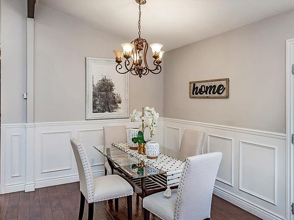 Living room dining area