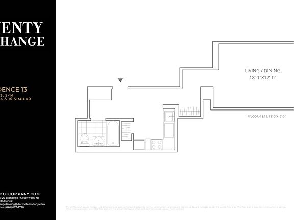 2nd image of 20 Exchange Pl APT 1413