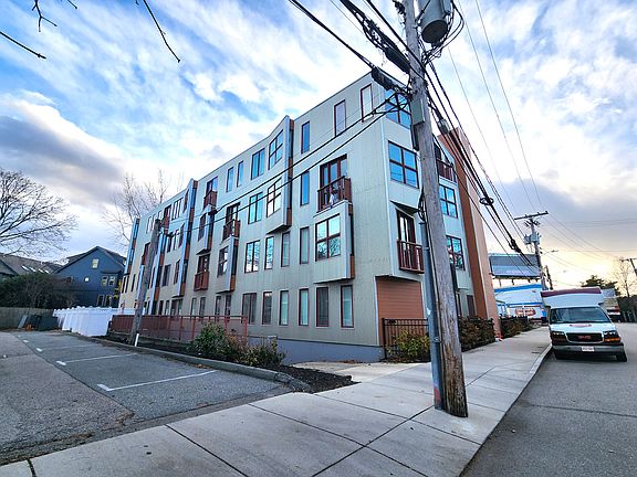 The side of the building.