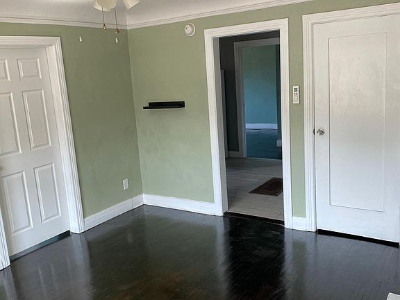 Living room- bedroom to the left, walk-in closet to the right