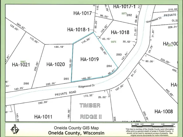 On Ridgewood Dr Lot 284, Hazelhurst, WI 54531