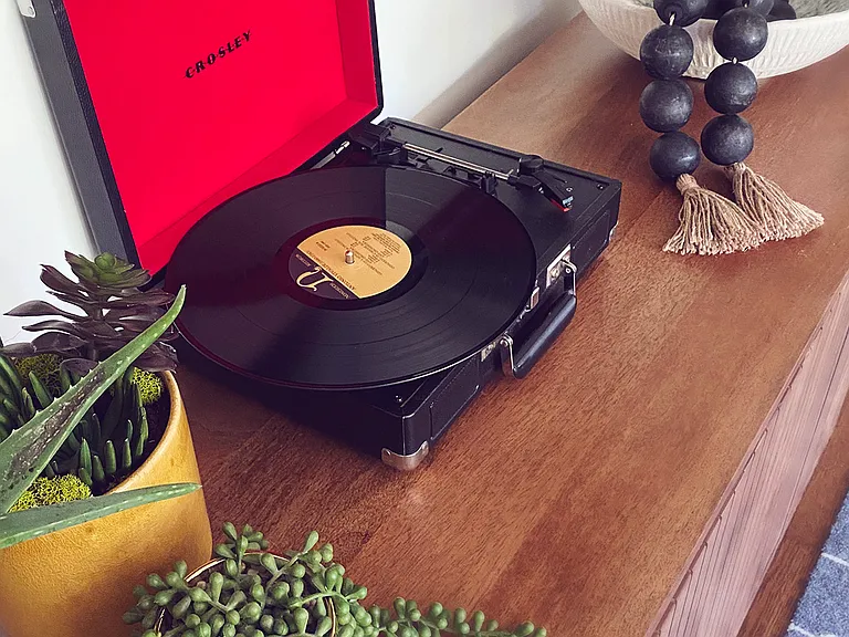 Lots of records to listen to as you relax and unwind.