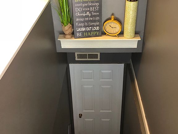 Entrance finished basement 