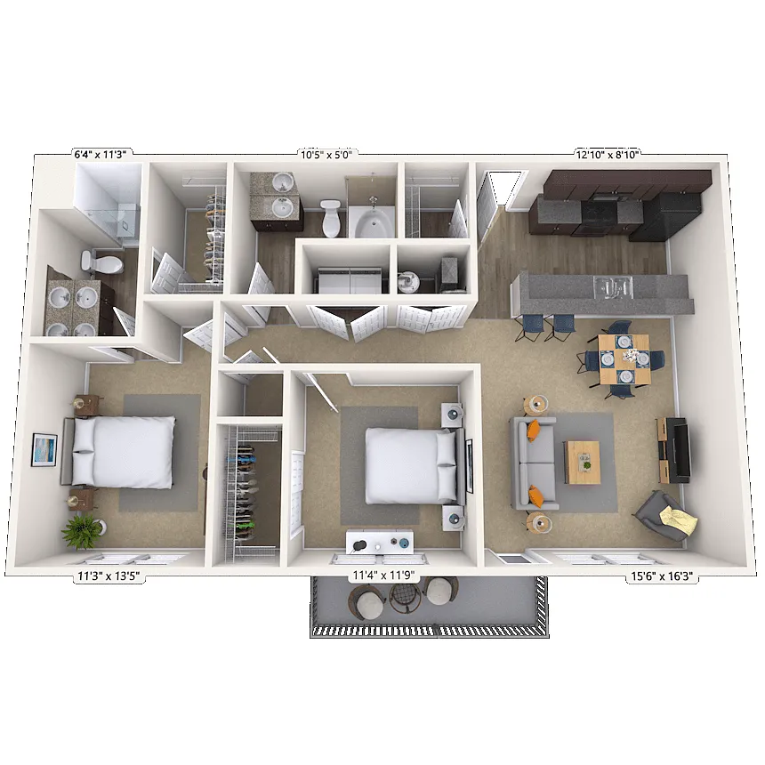 Floor plan Bluestem