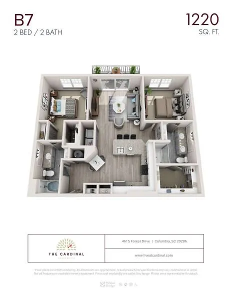 Floor plan B7
