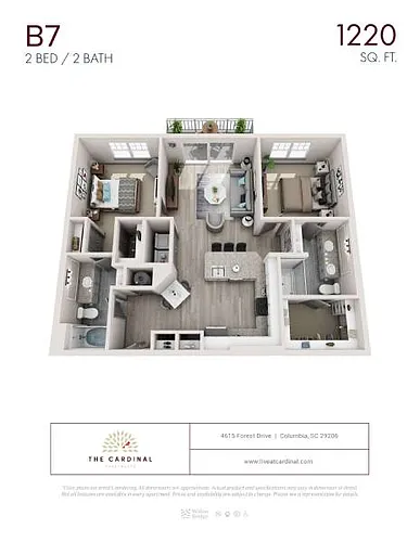 Floor plan B7