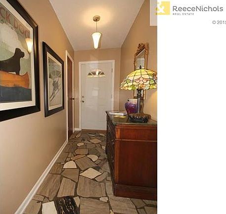 Entry Hall Looking Back Toward Front Door.